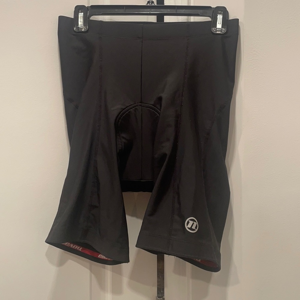 🚴Large Novara Black-Red Padded Cycling Shorts
